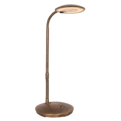 Met dimmer - LED tafellamp Zenith brons