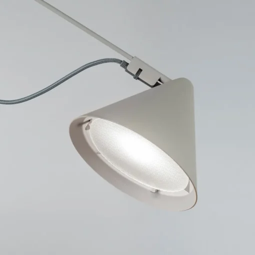 midgard LED tafellamp AYNO S, grijs/grijs, 4.000 K, 76 cm
