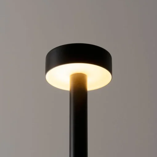 Milan Peak Lane LED vloerlamp zwart 130 cm