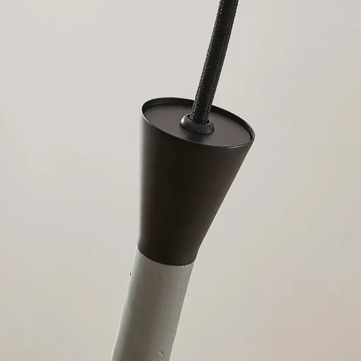 Moderne hanglamp Flynn, betongrijs