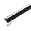 ModuLite F LED meubelverlichting, zwart, 120 cm, 3.000 K aluminium