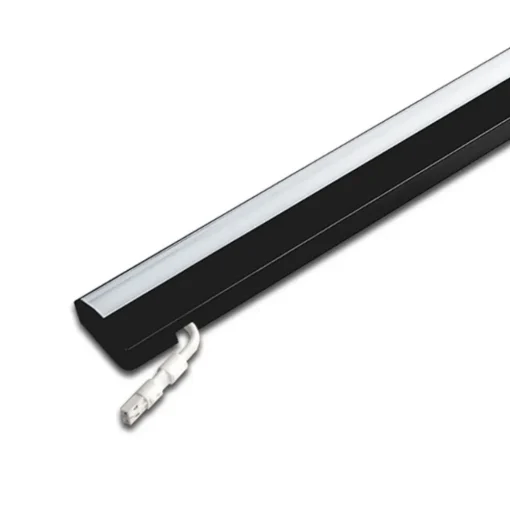 ModuLite F LED meubelverlichting, zwart, 120 cm, 3.000 K aluminium