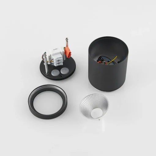 Molto Luce buitenspot Foris Round SD, antraciet, aluminium