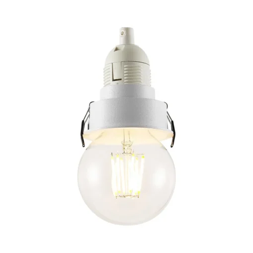 Molto Luce inbouwlamp Willi 68R, wit, aluminium, E27