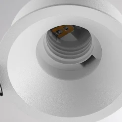 Molto Luce inbouwlamp Willi 68R, wit, aluminium, E27