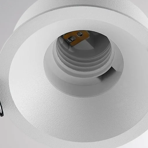 Molto Luce inbouwlamp Willi 68R, wit, aluminium, E27