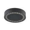 Molto Luce LED buiten plafondlamp Nona, Ø 22,8 cm, antraciet