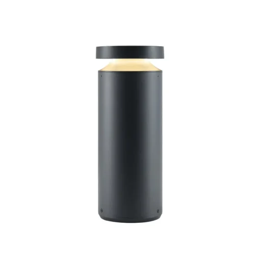 Molto Luce LED sokkellamp Mona, Ø 18 cm, aluminium, hoogte 45 cm