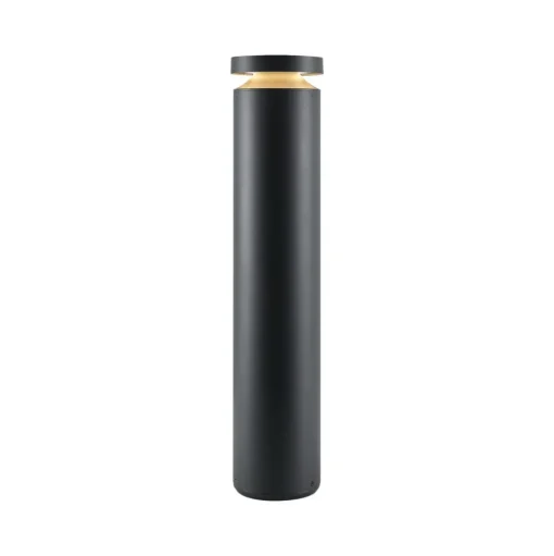 Molto Luce LED sokkellamp Mona, Ø 18 cm, aluminium, hoogte 85 cm