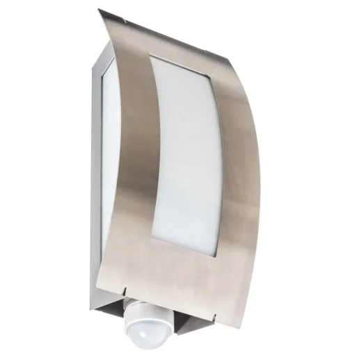 Mooie buitenwandlamp Quadrat met sensor