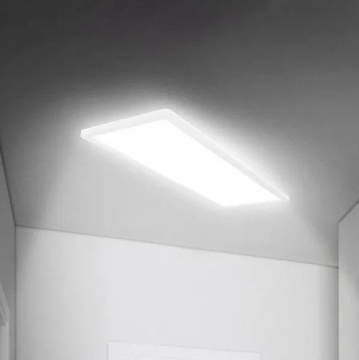 Move LED paneel, sensor, 58 x 20 cm, IP44, kunststof, wit