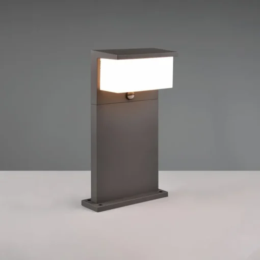 Nestos LED sokkellamp met bewegingsmelder, IP54