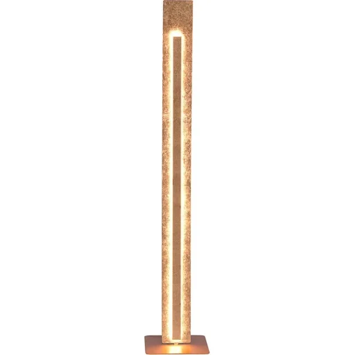 Nevis - moderne LED staande lamp in bladgoud look