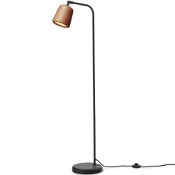 New Works vloerlamp Materiaal, rood, terracotta, hoogte 125 cm