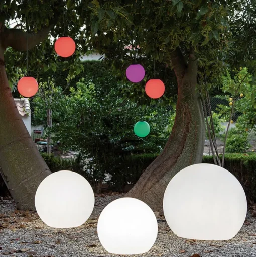 Newgarden Buly vloerlamp globe, Ø 30 cm