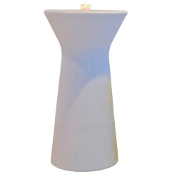 Newgarden Capri LED bartafel op batterijen, RGBW, 110 cm hoog, wit