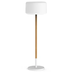 Newgarden Chloe Plant vloerlamp hout op zonne-energie