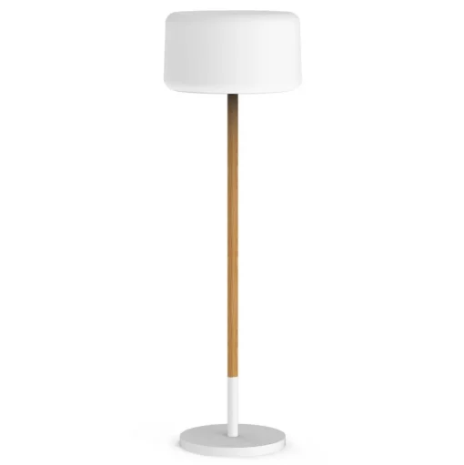Newgarden Chloe Plant vloerlamp hout op zonne-energie