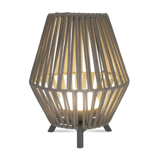 Newgarden Conta LED tafellamp taupe 32cm