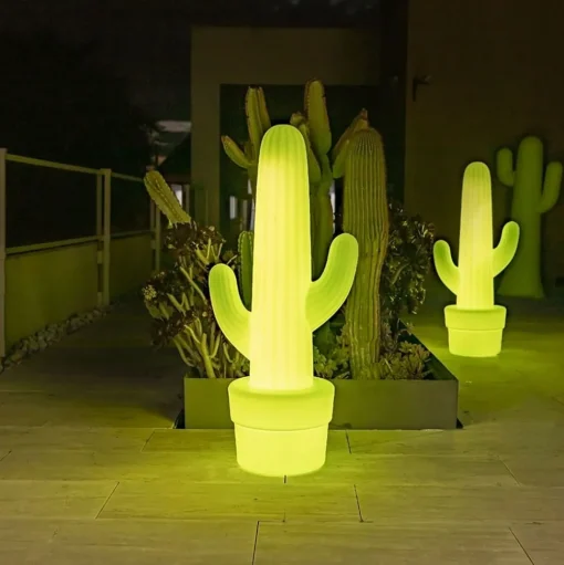 Newgarden Kaktus vloerlamp, limoengroen