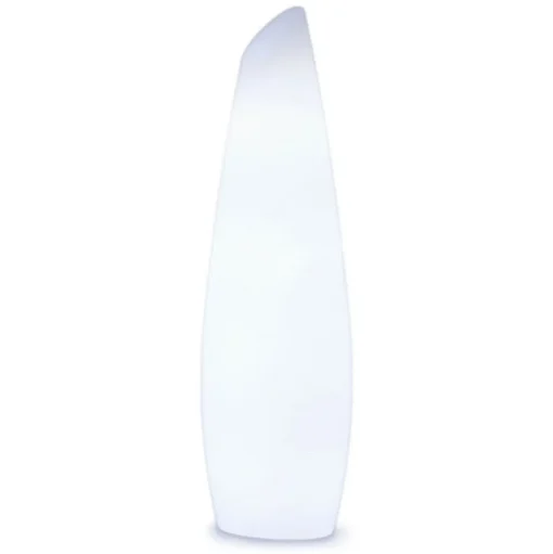 Newgarden LED vloerlamp Fredo, wit, kunststof, 140 cm