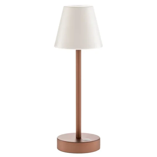 Newgarden Lola Slim LED tafellamp accu, roségoud