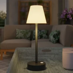 Newgarden Lola Slim LED tafellamp accu, antraciet