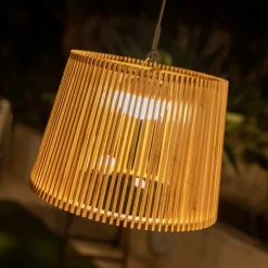 Newgarden Okinawa LED buiten hanglamp bamboe