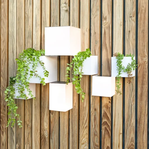Newgarden Wally LED wandlamp solar, 12x18 cm