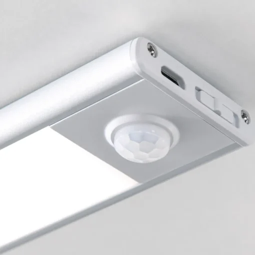 Norman LED meubelverlichting, zilverkleurig, oplaadbare batterij, sensor,