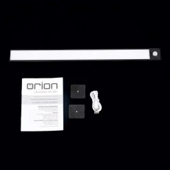 Norman LED meubelverlichting, zwart, oplaadbare batterij, sensor, USB
