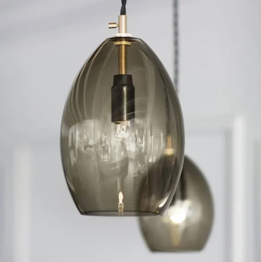 Northern Unika hanglamp rookgrijs, large