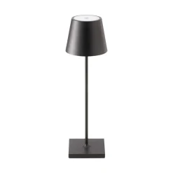 Nuindie LED oplaadbare tafellamp, USB-C, zwart, IP54, dimbaar