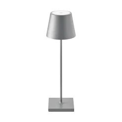 Nuindie LED oplaadbare tafellamp, USB-C, grafiet, IP54, dimbaar