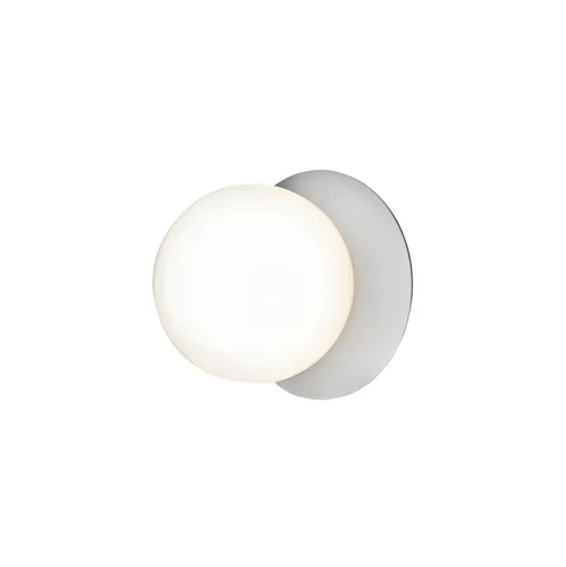 Nuura Liila 1 Medium wandlamp, 1-lamp zilver/wit