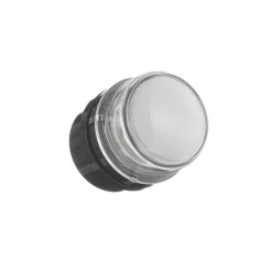 Oluce Fresnel wandlamp w. glazen lens IP44 zwart