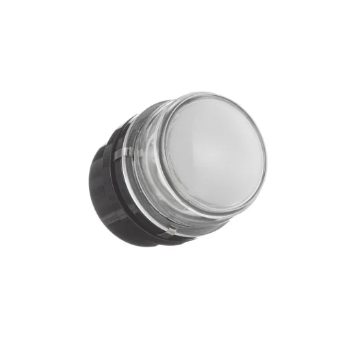 Oluce Fresnel wandlamp w. glazen lens IP44 zwart