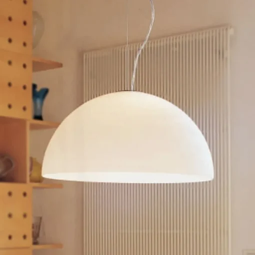 Oluce Sonora - Hanglamp van opaalglas, 50 cm