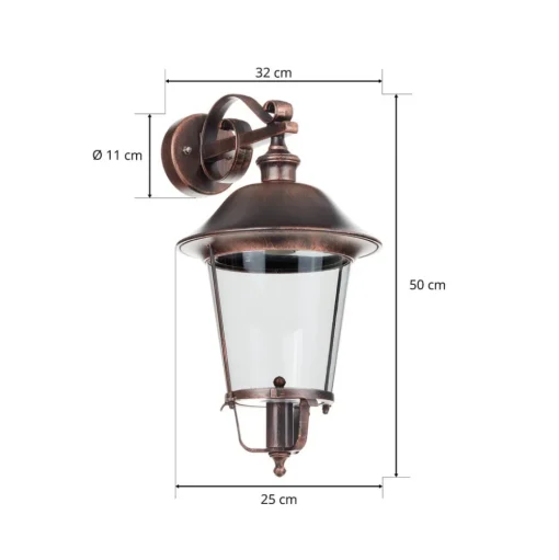 Omlaag gerichte buitenwandlamp MARIELLA