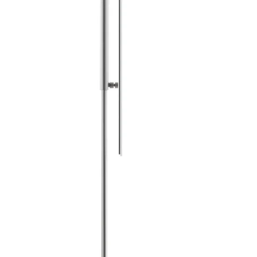 OMLED vloerlamp One f3l, roestvrij staal/zwart, OLED