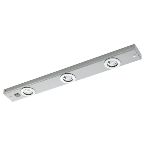 Onderbouwlamp Kob LED met schakelaar, nikkel mat