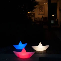 Oplaadbare LED lamp The BOAT lamp, drijfbaar, RGBW