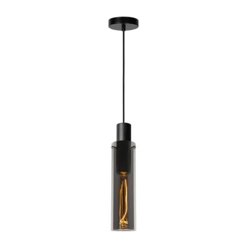 Orlando hanglamp, rookgrijs, 1-lamp
