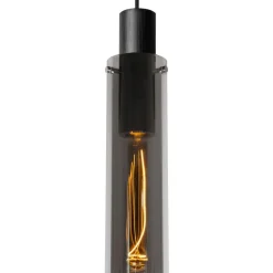 Orlando hanglamp, rookgrijs, 1-lamp