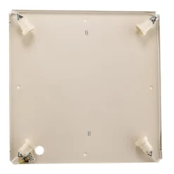 Oro plafondlamp van staal en glas, grijs, 45cm