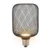 OSRAM Decor LED Flat Square E27 3,5W zwart 2.700K metaal
