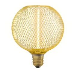 OSRAM Decor LED stro gloeilamp E27 3,5W goud 1.800K