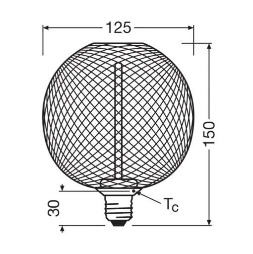 OSRAM Decor LED stro gloeilamp E27 3,5W goud 1.800K