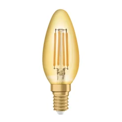 OSRAM kaarslamp Vintage 1906, E14 gloeidraad 4W 824 goud