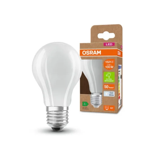 OSRAM LED Classic, mat, E27, 7,2 W, 1.521 lm, 4.000 K, A100